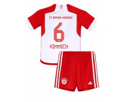 Bayern Munich Joshua Kimmich #6 Replica Home Stadium Kit for Kids 2023-24 Short Sleeve (+ pants)